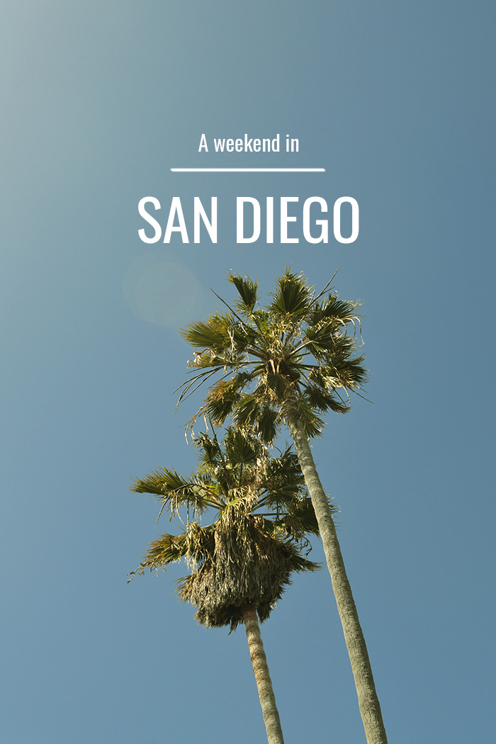 Mellow weekend get away to San Diego