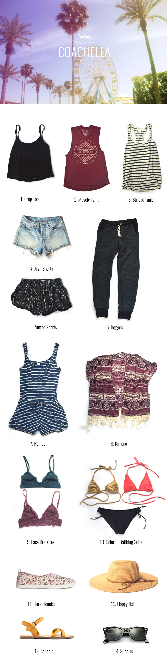 Coachella Packing List // Nattie on the Road