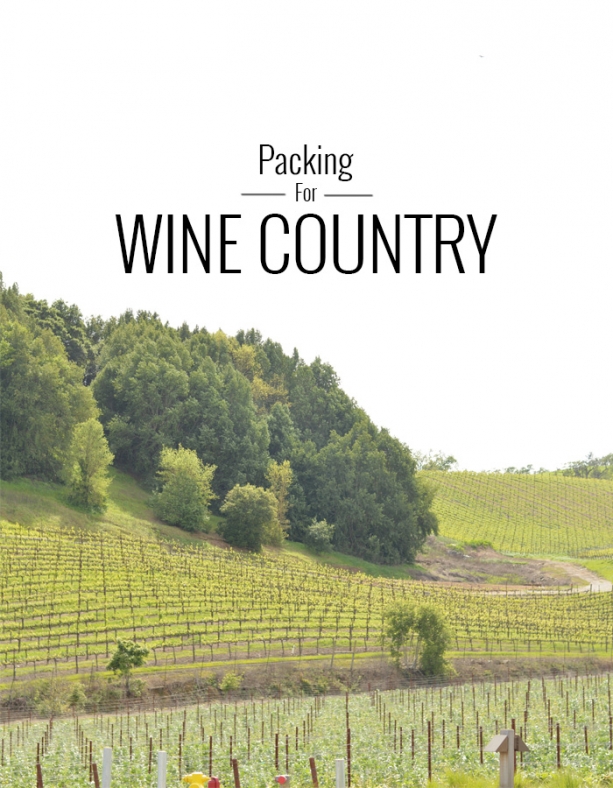 Packing For Wine Country // Nattie on the Road