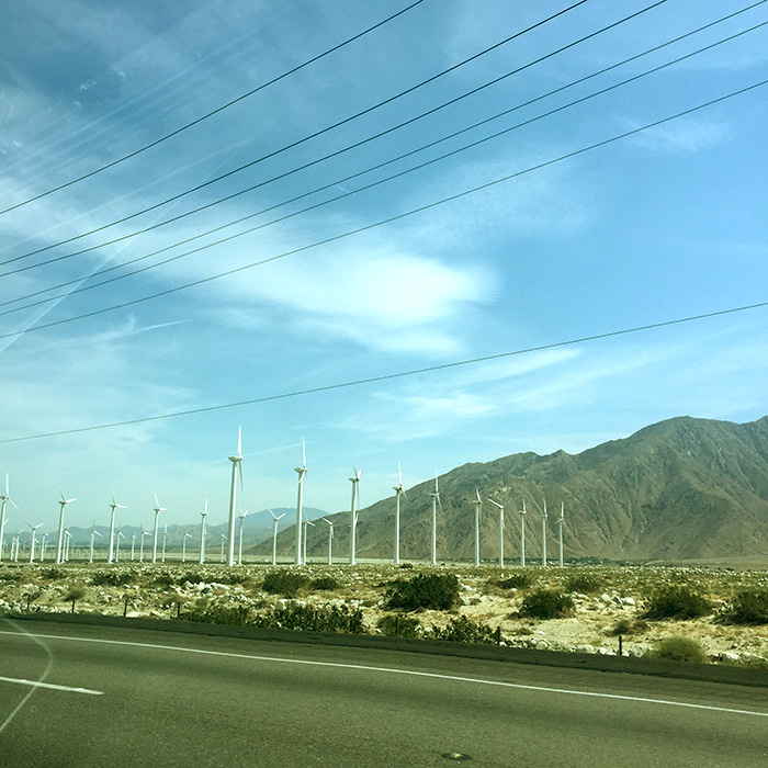 Palm Desert Windmills // Nattie on the Road