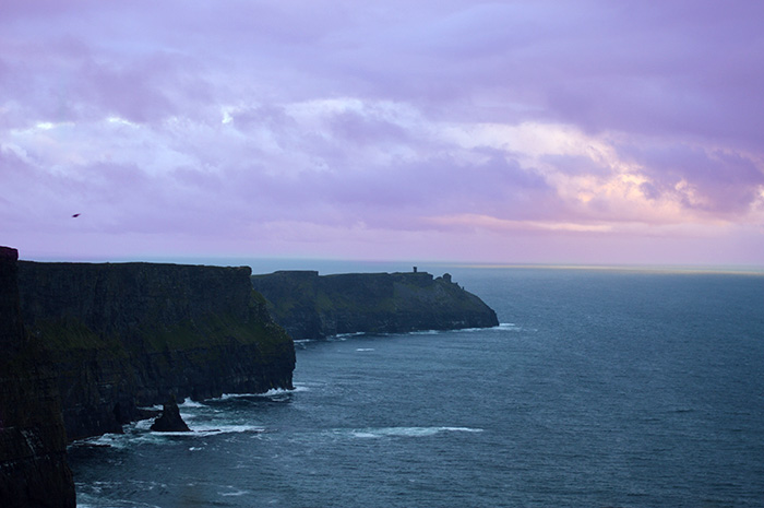 Sort of Sunset at the Cliffs of Moher // Nattie on the Road 