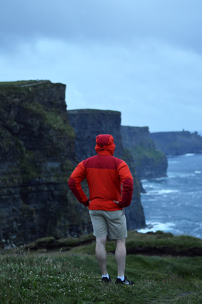 Rob at the Cliffs of Moher // Nattie on the Road