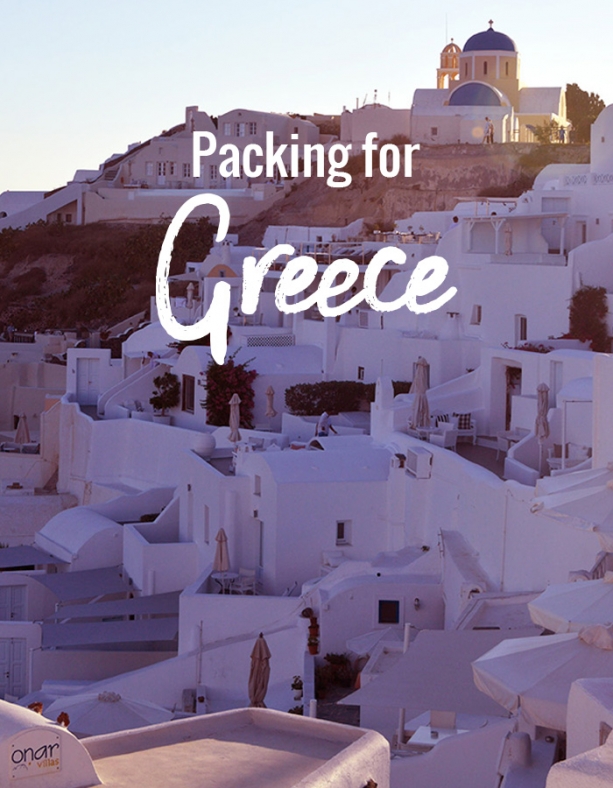 Packing for Greece // Nattie on the Road