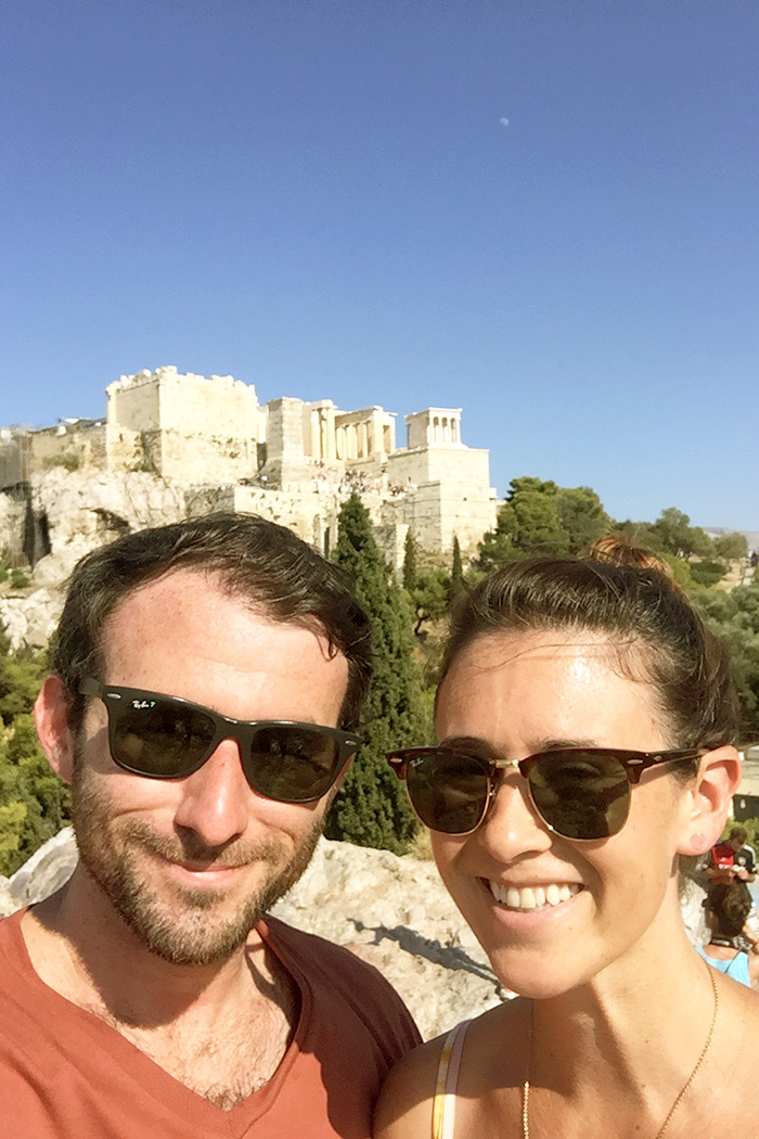 Acropolis selfie // Nattie on the Road
