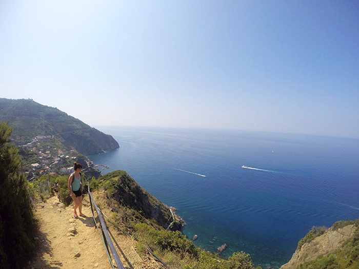 Take in the views from the mountain paths in Cinque Terre // Nattie on the Road
