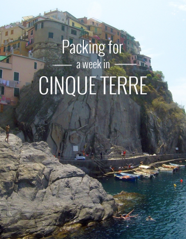 Packing for a week in Cinque Terre // Nattie on the Road