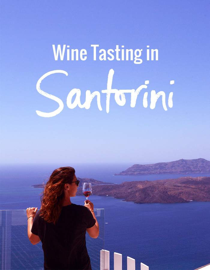Wine Tasting in Santorini // Nattie on the Road