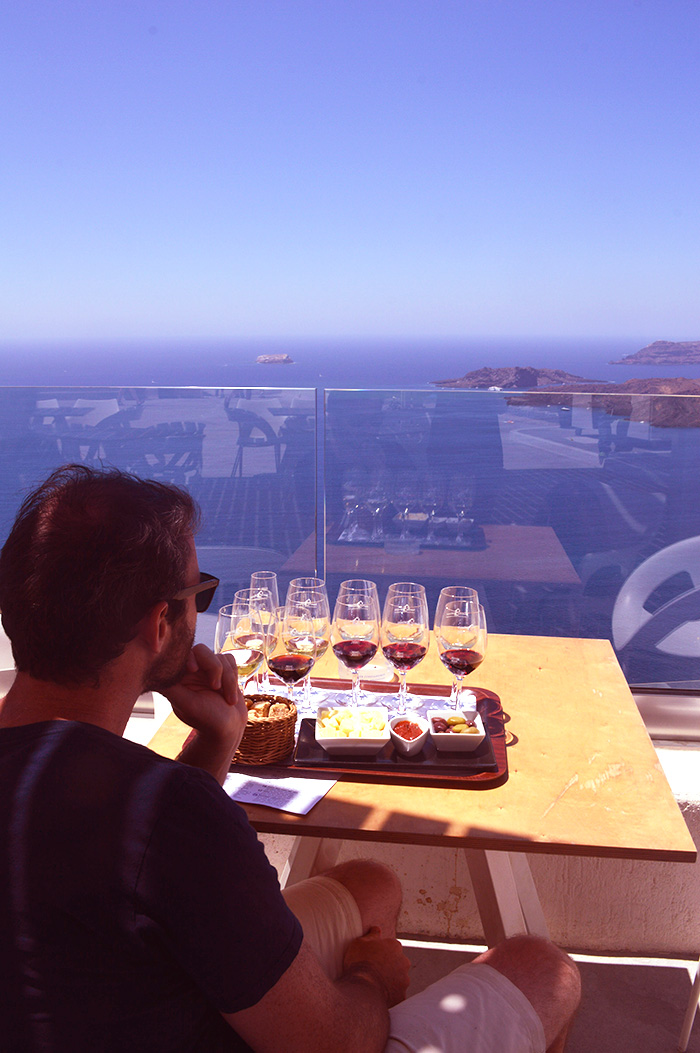 Wine Tasting in Santorini // Nattie on the Road