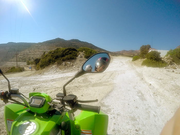 Take and ATV adventure in Milos // Nattie on the Road