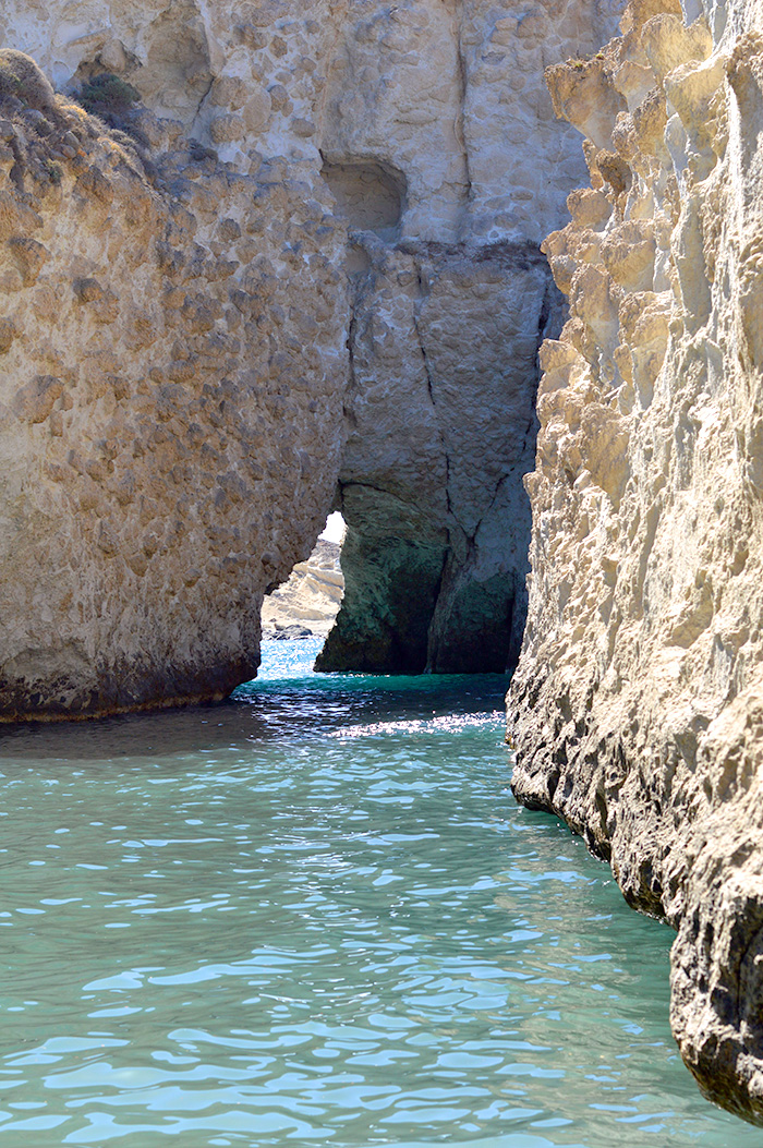 Papafragas Beach, Milos Greece // Nattie on the Road