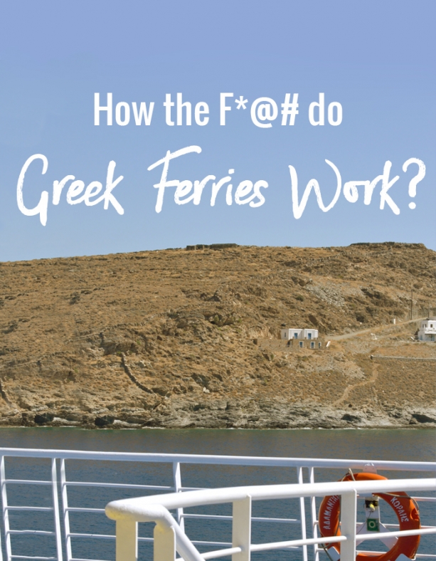 How Greek Ferries Work // Nattie on the Road