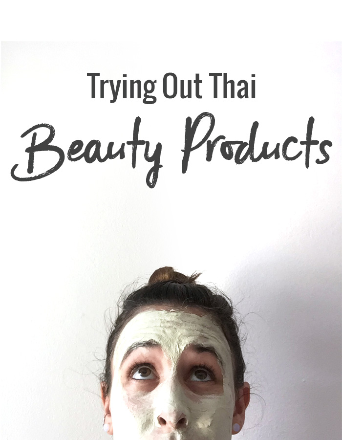 Trying Out Thai Beauty Products // Nattie on the Road