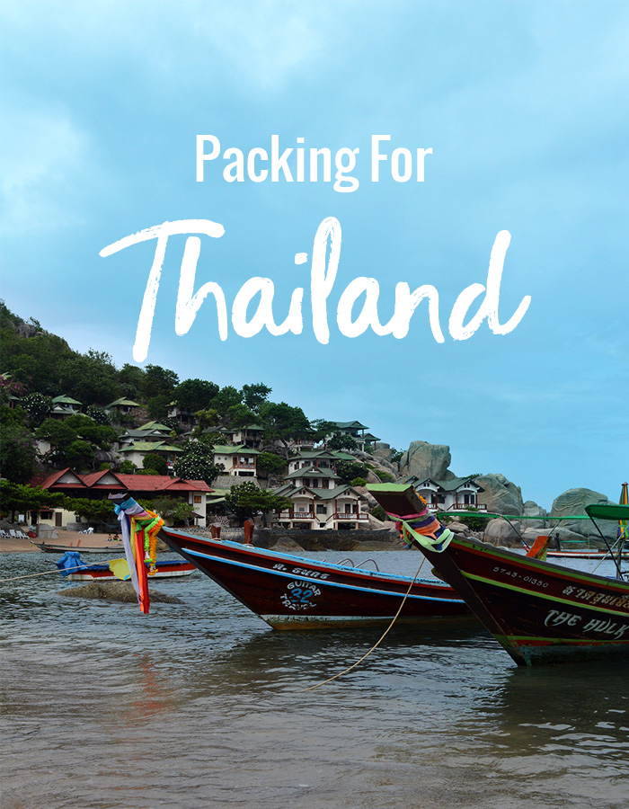Packing for Thailand // Nattie on the Road