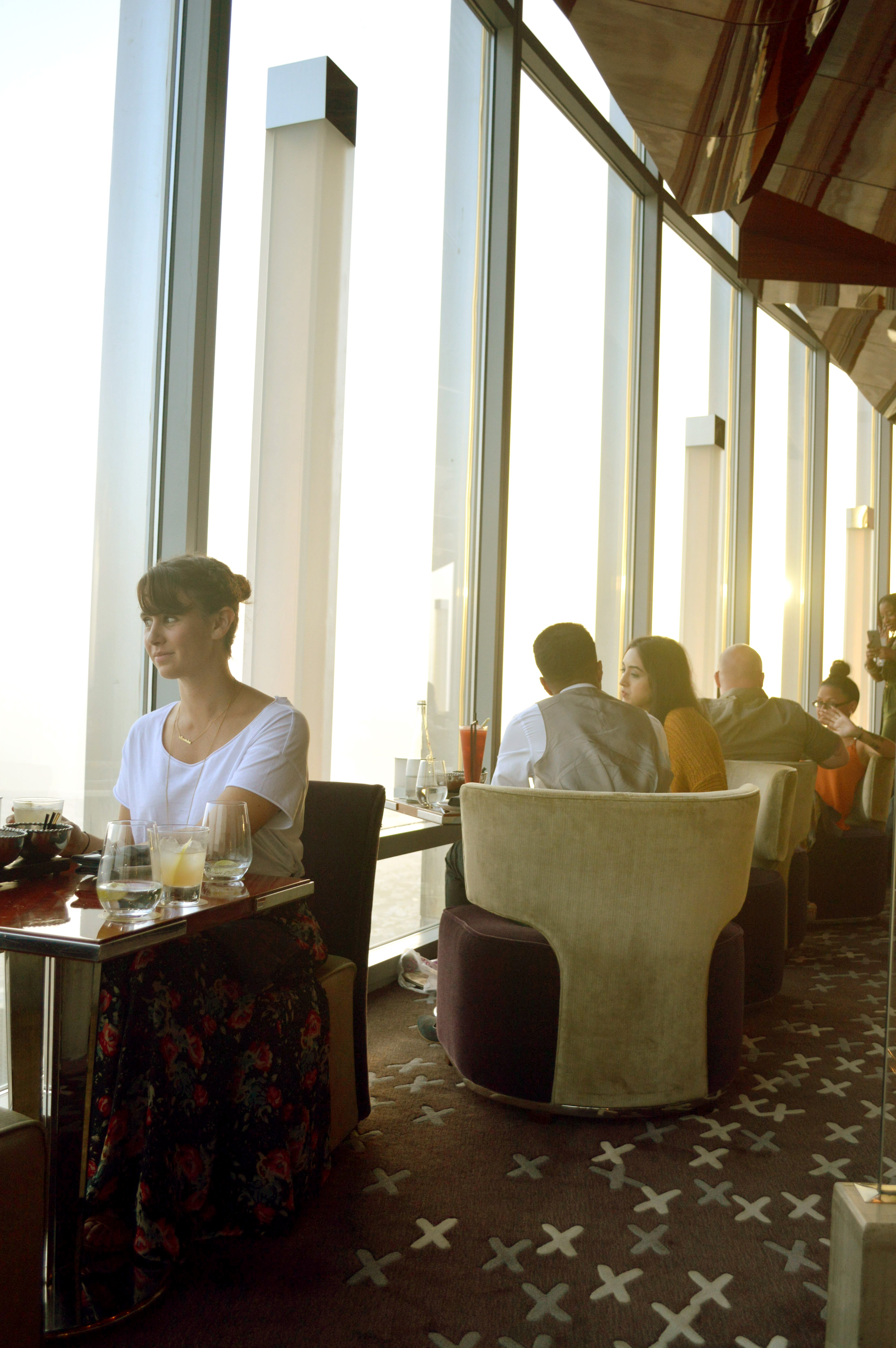 Drinks at At.Mosphere in the Burj Khalifa // Nattie on the Road