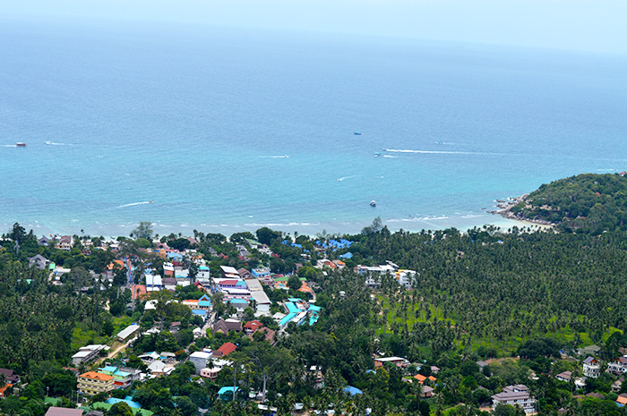 View of Sairee Koh Tao // Nattie on the Road