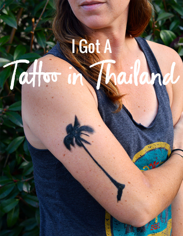 i got a tattoo in Thailand