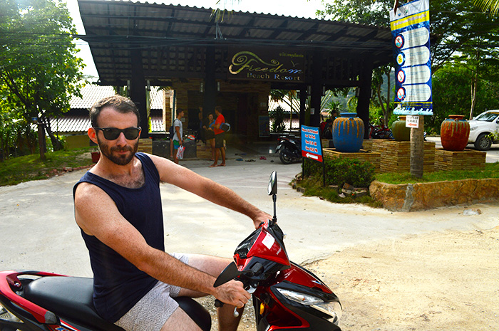 scooter in Koh Tao Thailand