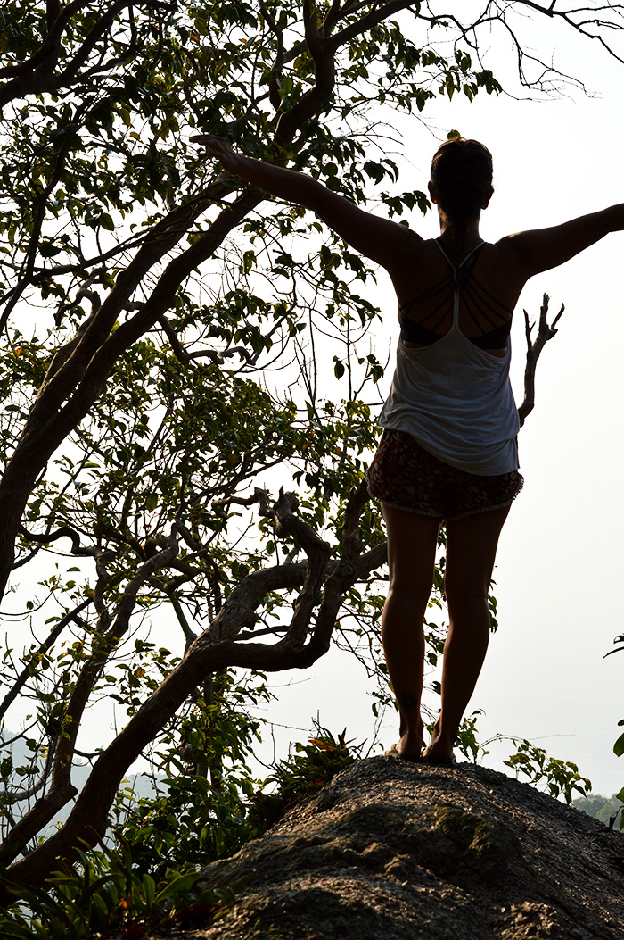 checking out the view in Koh Tao