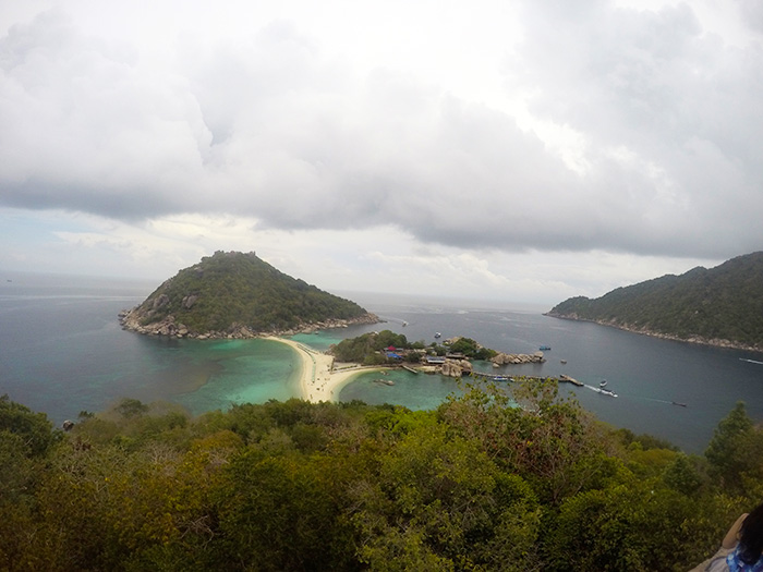 Views of Koh Nang Yuan and Koh Tao