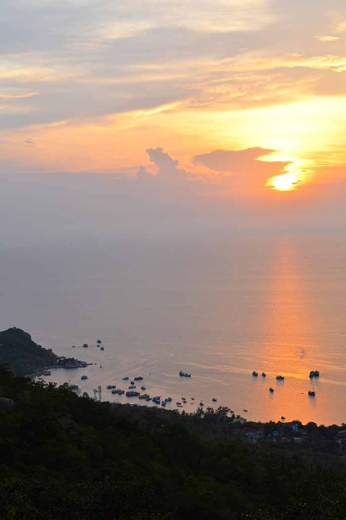 sunsets on Koh Tao
