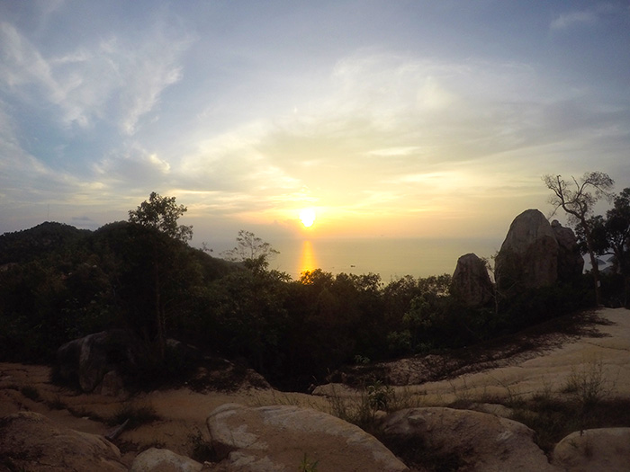 The better than OK View is a great place for sunset on Koh Tao