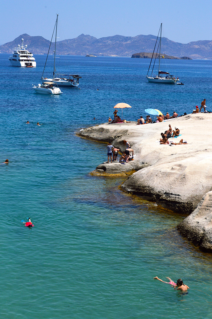 Beaches of Milos Greece