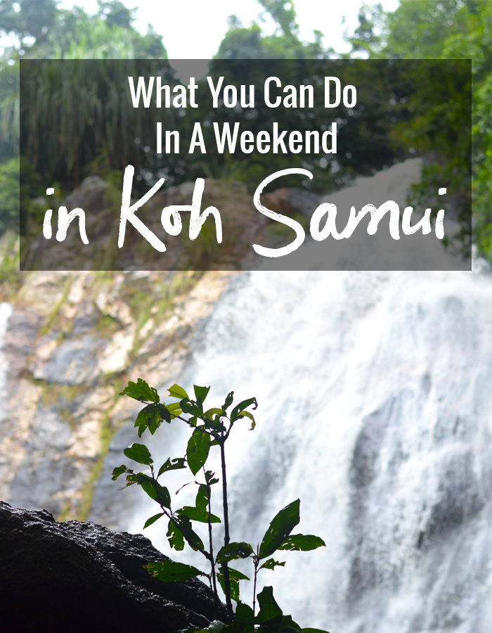 What you can do in a Weekend in Koh Samui
