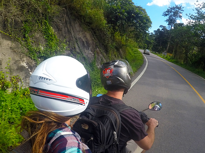 Scootering around Pai