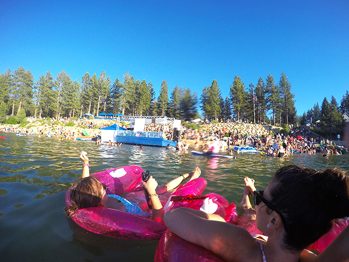 Just out for a float and listening to some tunes