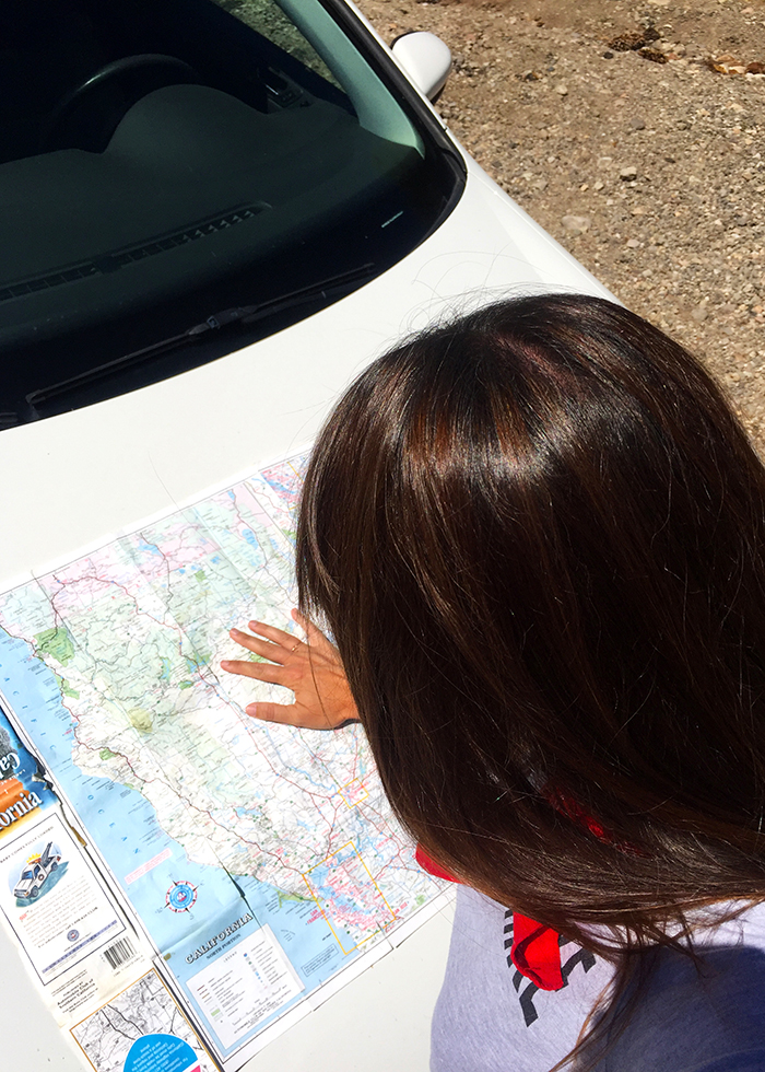 Always carry paper maps, you never know when you'll loose service