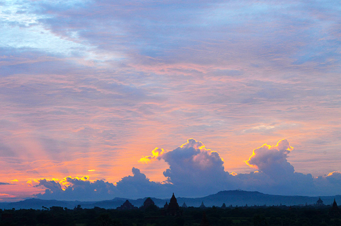 Sunset in Bagan Myanmar