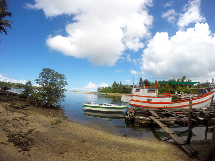 little fishing villages along the coast of Myanmar