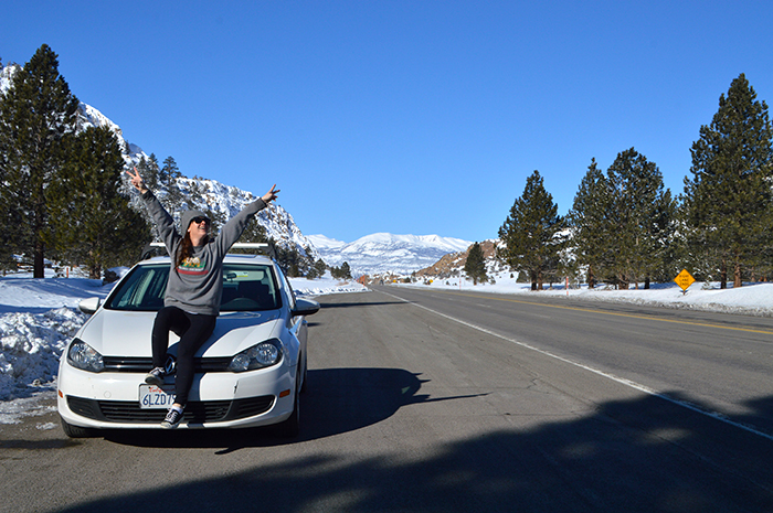 Driving down highway 395