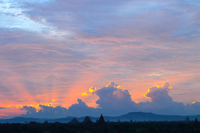 Sunset in Bagan Myanmar