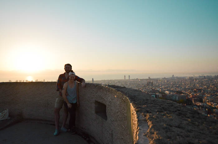Sunrise at Bunkers Del Carmel, Barcelona