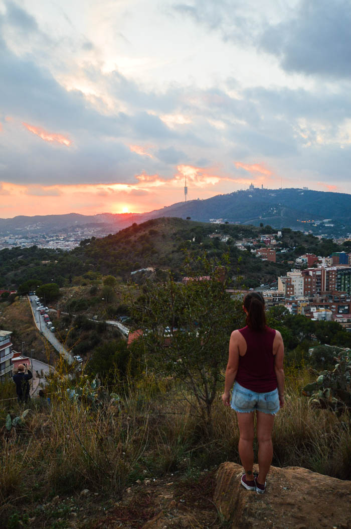 Sunset at Bunkers Del Carmel, Barcelona