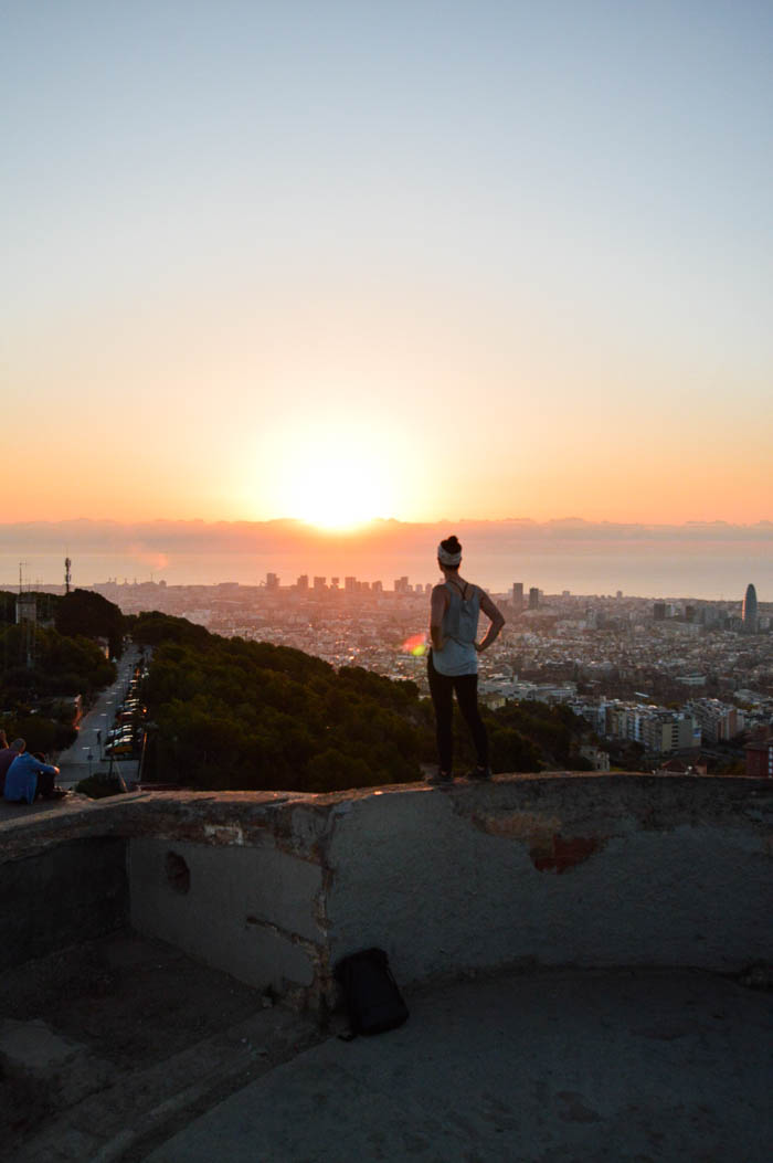 Sunrise at Bunkers Del Carmel, Barcelona