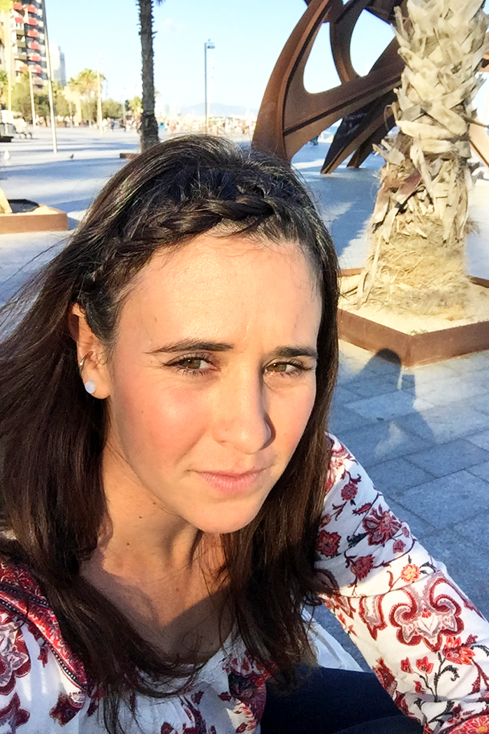 braided bangs selfie