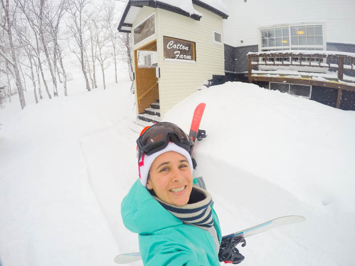 Walking from our guest house right out to the gondola