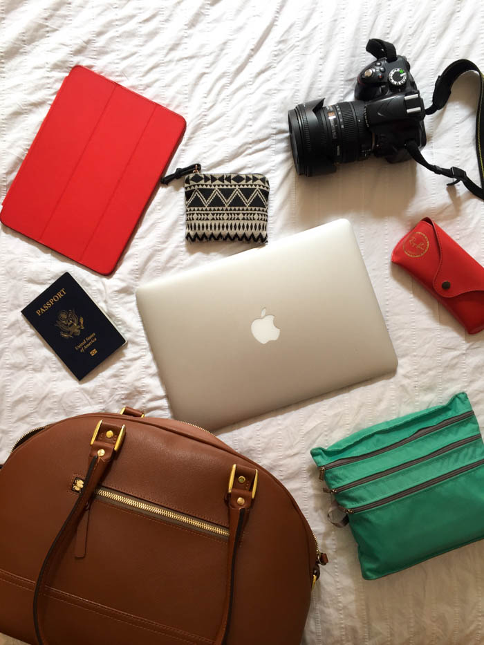 packing up all the essentials