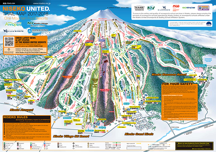 Niseko Trail Map