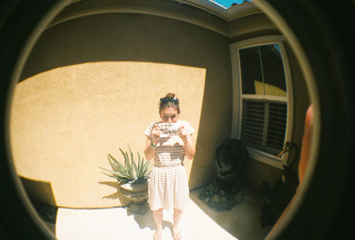 wearing a dress, first year at Coachella