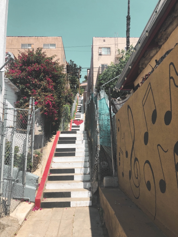 Stairs in Silver Lake LA