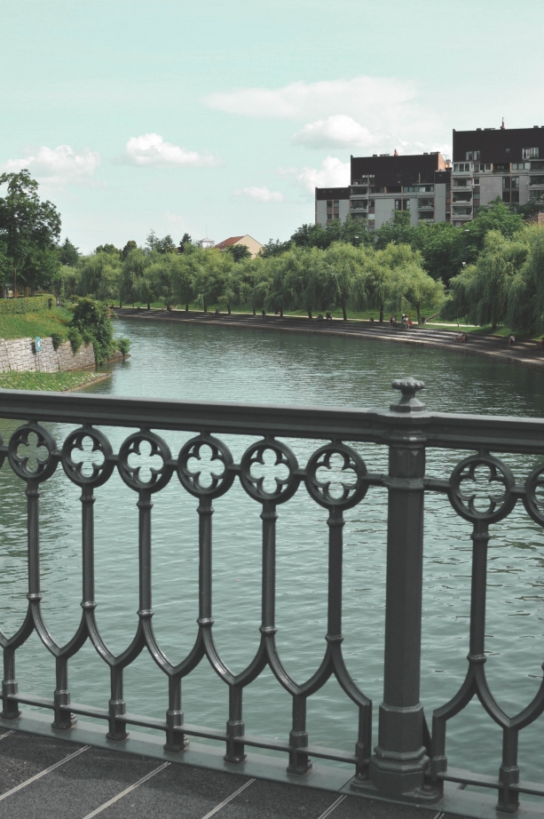 Riverside views in Ljubljana
