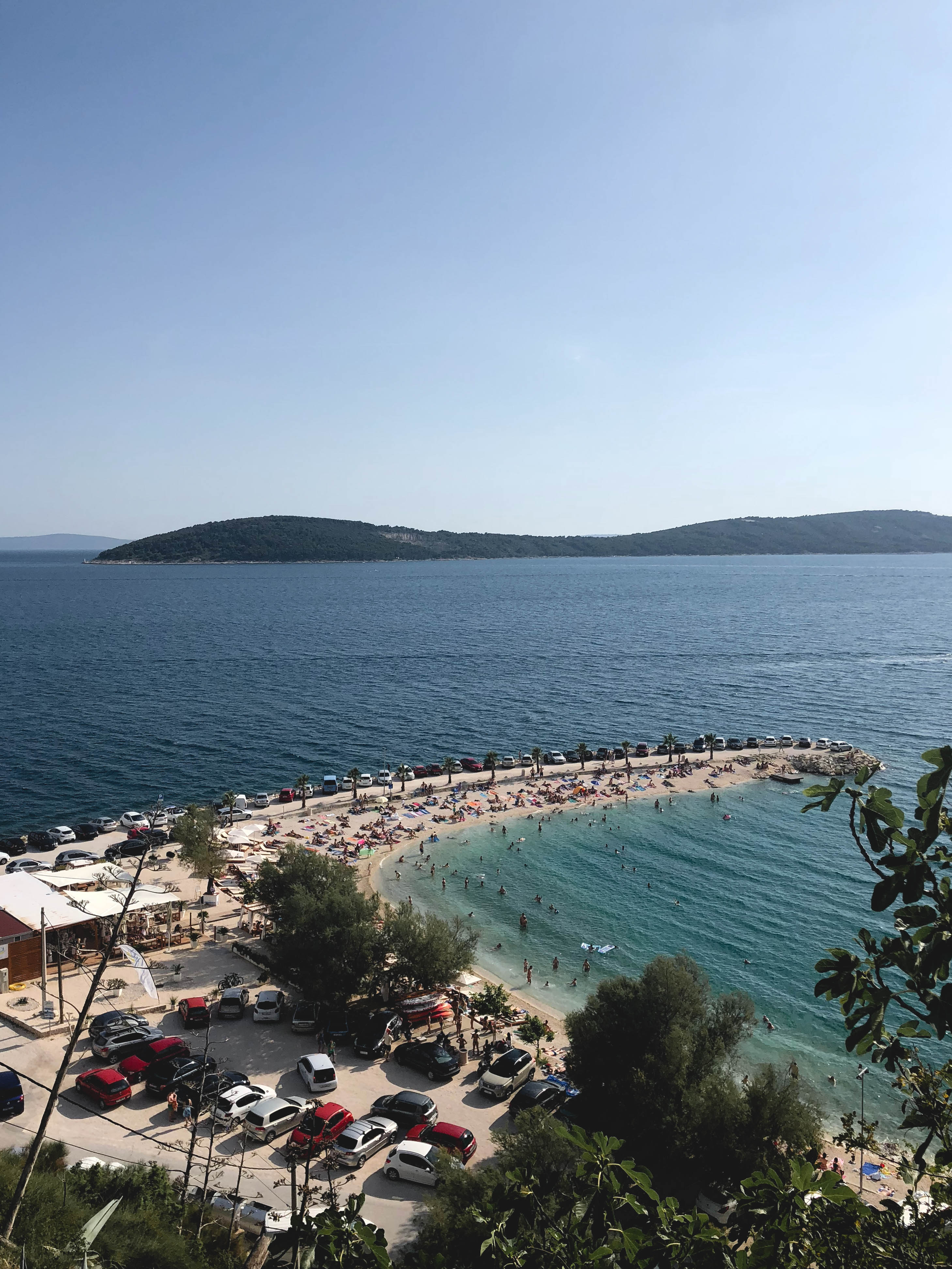 Beach day in Split Croatia