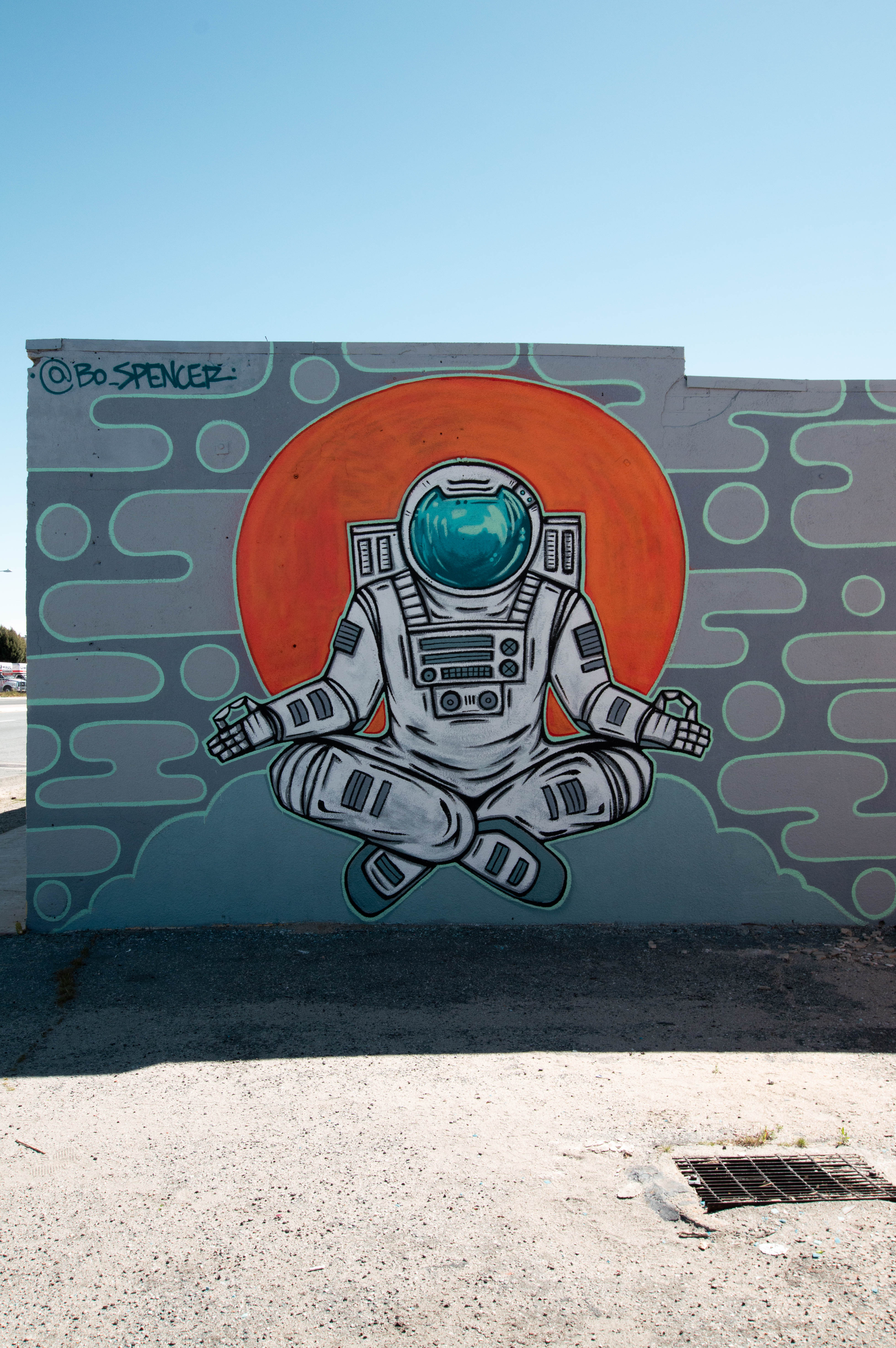 Awesome street art in Yucca Valley