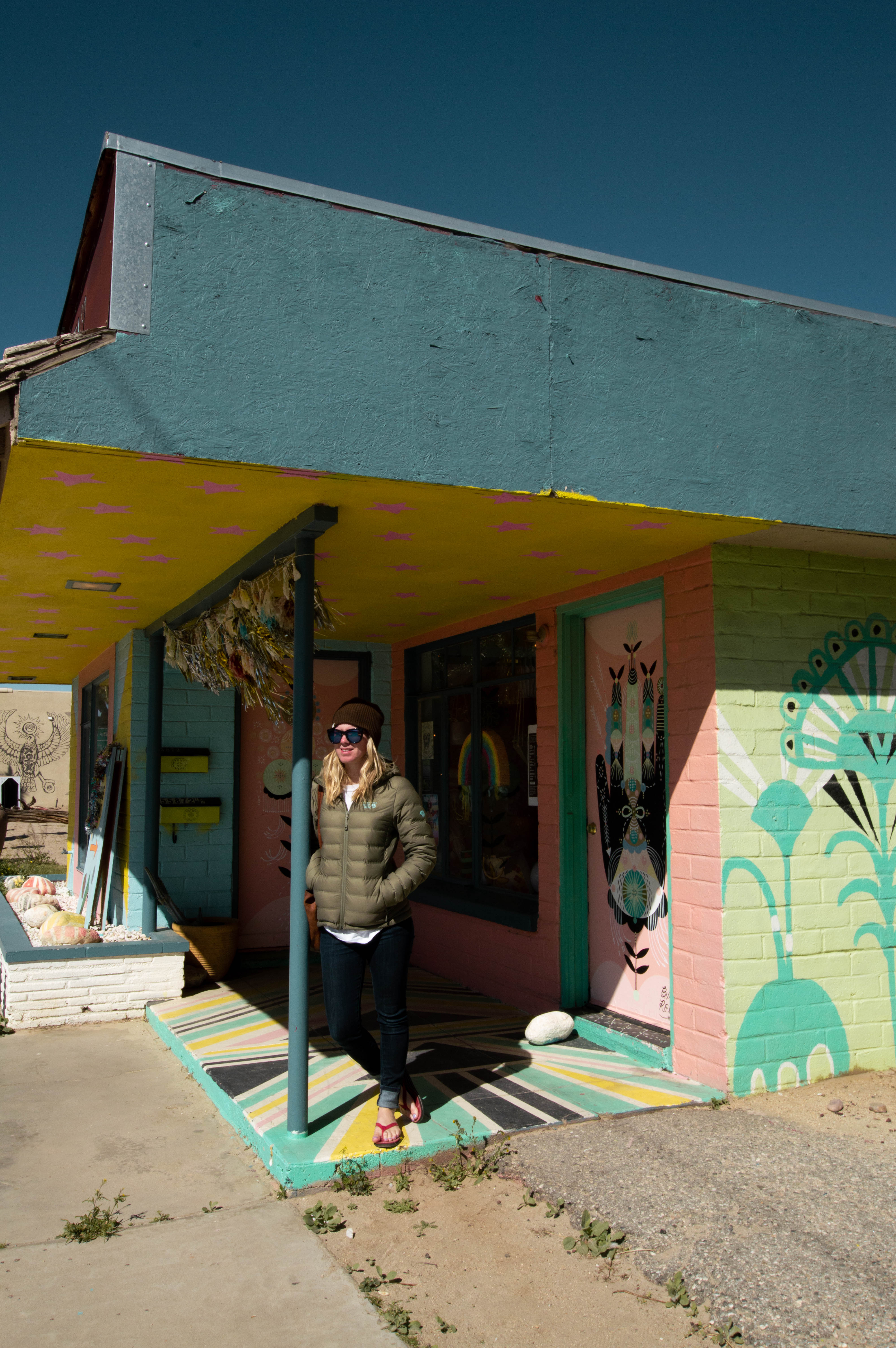 Cutesy shops in Yucca Valley