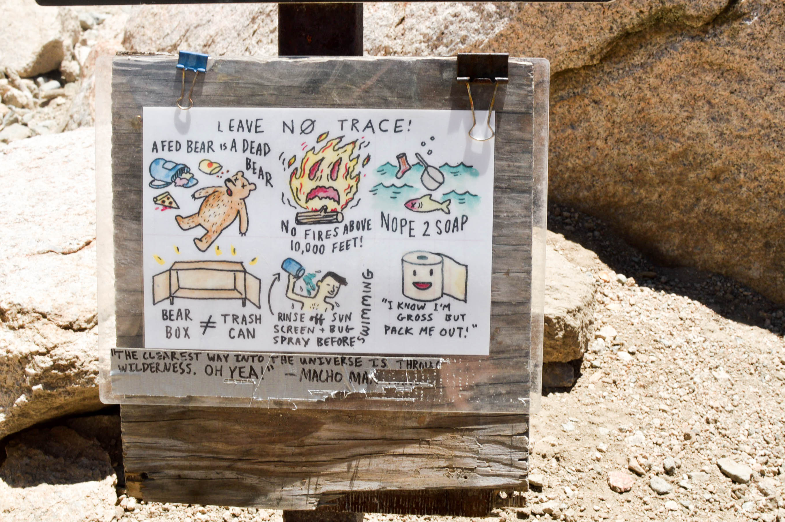 Take care of the outdoors with Leave No Trace