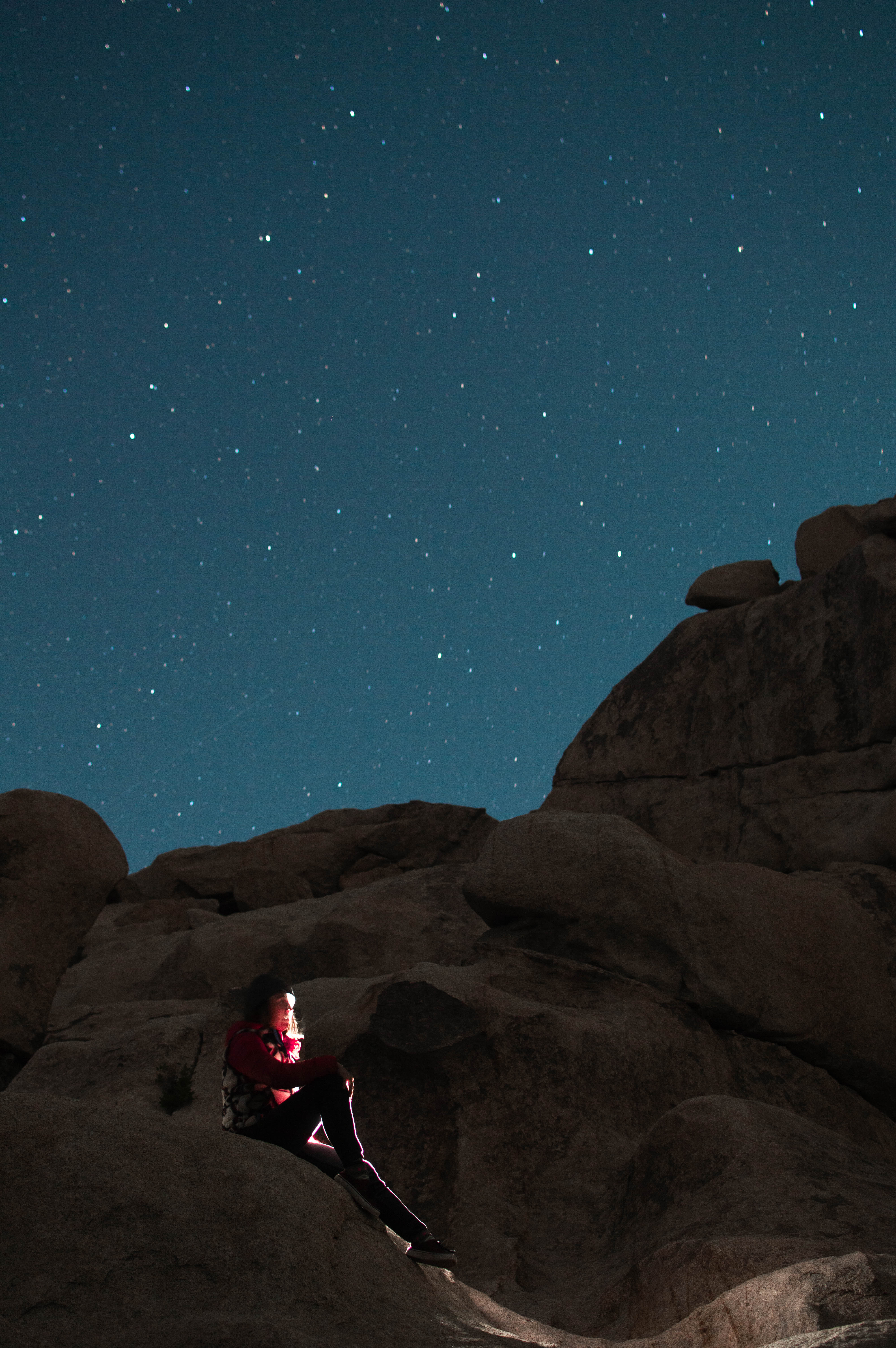 night photos in Joshua Tree