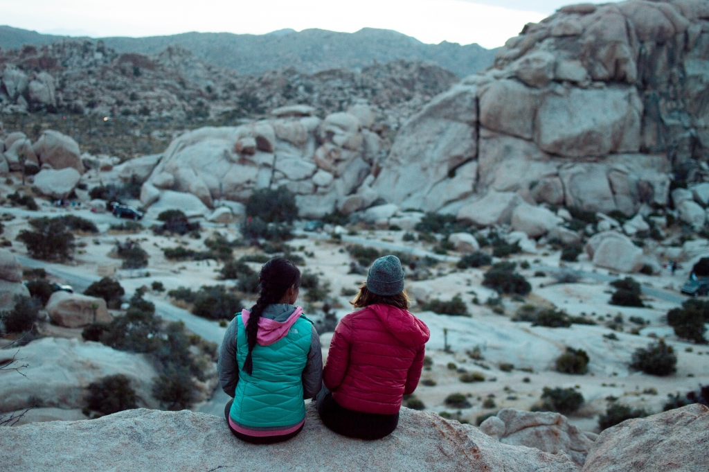 getting the view in Joshua Tree